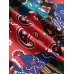 Mens Multicolor Paisley Asymmetric Stitching Short Sleeve Shirts