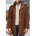 MENS MID-LENGTH LOOSE WOOL BLEND COAT